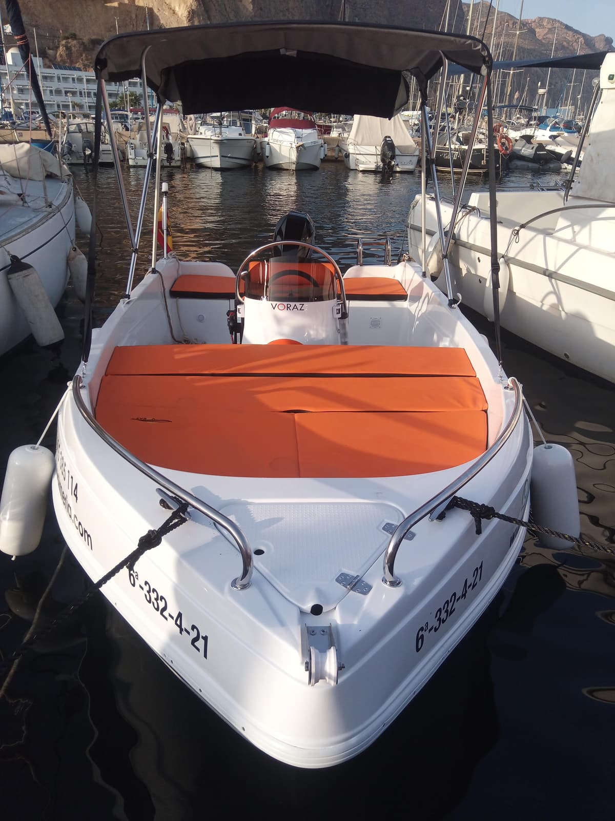 Alquiler de barco sin titulación en Almerimar website